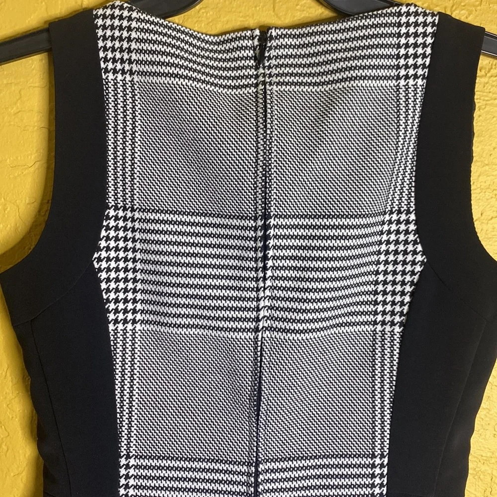 H&M Dress black and white plaid stripes - Picture 4 of 6
